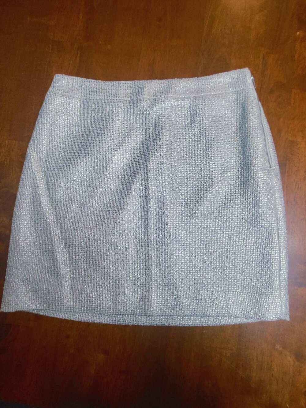Banana Republic ~ Sz 2 ~ Silver Lined Mini Skirt ~ Excellent Condition